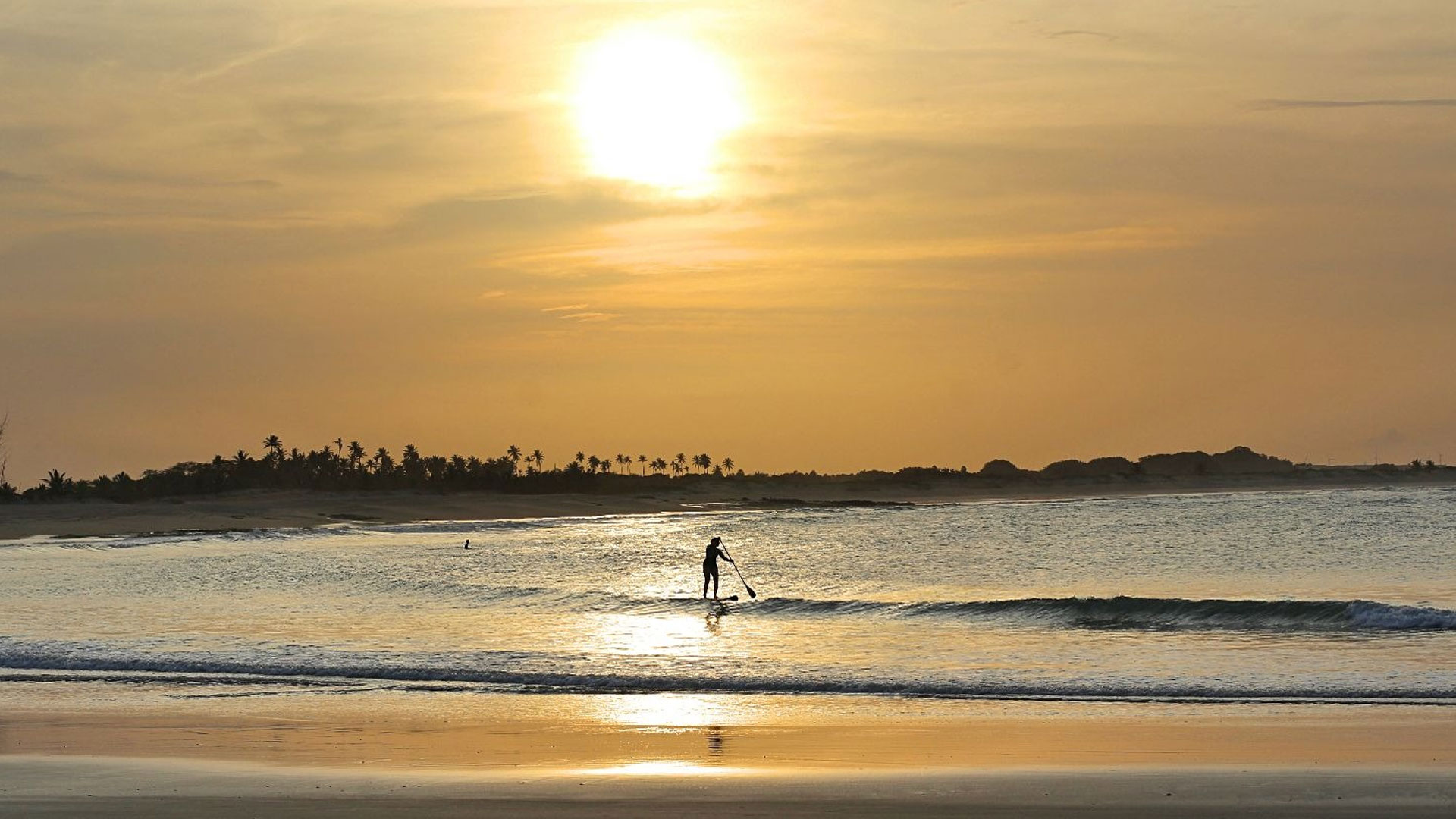 [Pôr do sol visto do alto das dunas de Tourinhos]